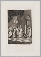 KG 07468
<br/>
Geschiedenis godsdiensten: Intrede paus door Heilige Deur
<br/>
<em>Anoniem NL (18de eeuw)</em>